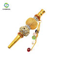 Fashion Inlaid Jewelry Hookah Mouth Tips Shisha Filter Tip Hookah Mouthpiece Aluminum Alloy